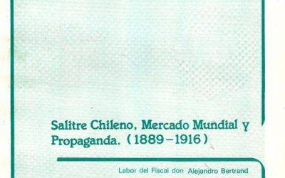 Salitre chileno, mercado mundial y propaganda