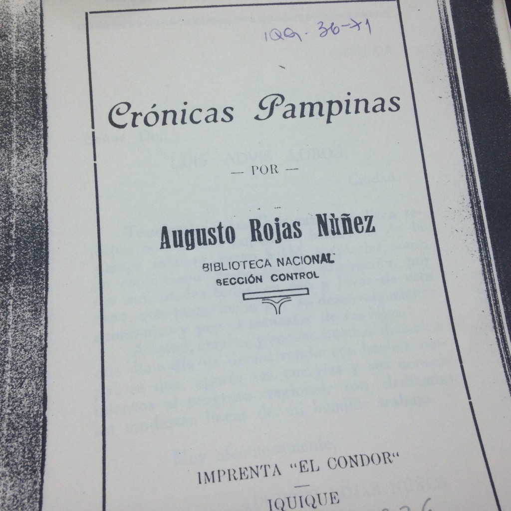 Crónicas pampinas