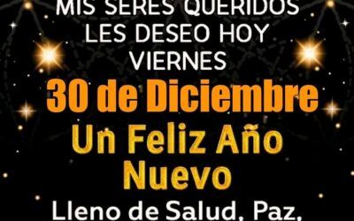 Año Nuevo ¿Vida Nueva?